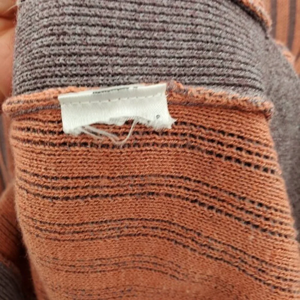 Smartwool Shadow Pine V-Neck Rib Sweater M Sparrow Heather/Sunset Coral Heather